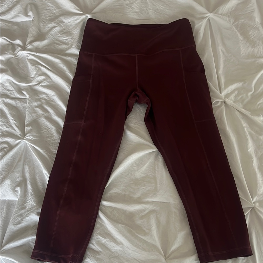 Love her shop maroon leggings